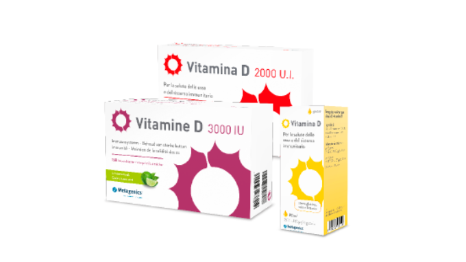 Vitamine D productassortiment Metagenics 